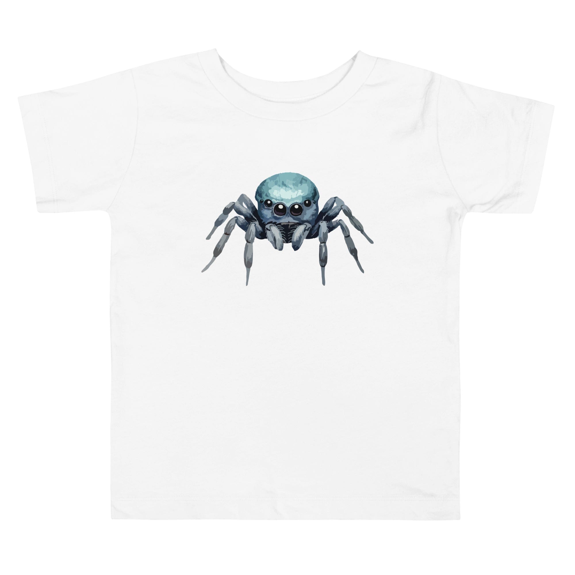 "Watercolor Spider" Cute Spider T-Shirt (Youth/Kids) White / 2T