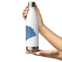 "Strut Your Stuff" Peacock Water Bottle (Stainless Steel)