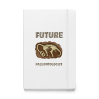 "Future Paleontologist" Dinosaur Hardcover Notebook/Journal White